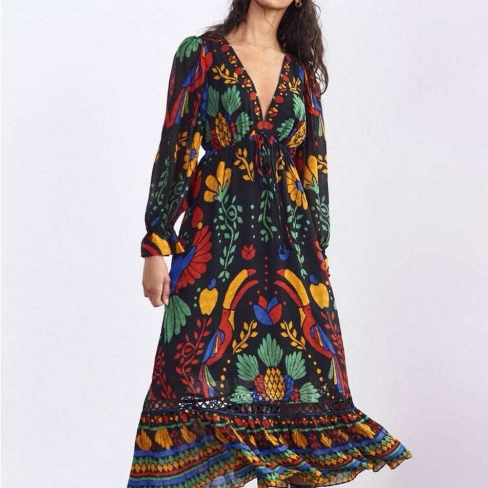 FARM Rio Georgette Maxi Dress